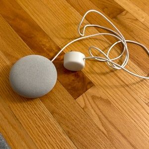 white google nest mini speaker🎶